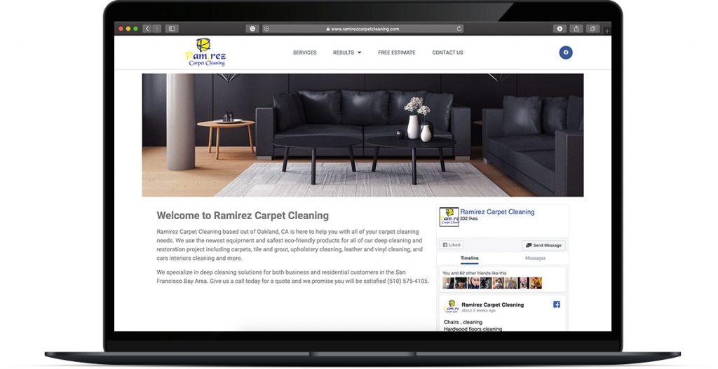 Cleaning Service Website Design